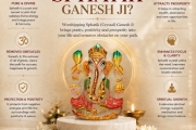 Sphatik Ganesh Ji (coloured)